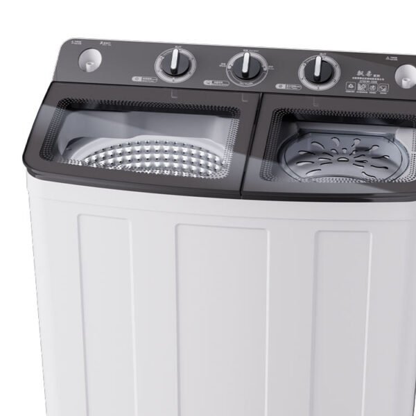 10KG Double Bucket Washing Machine with Vertical Control Panel