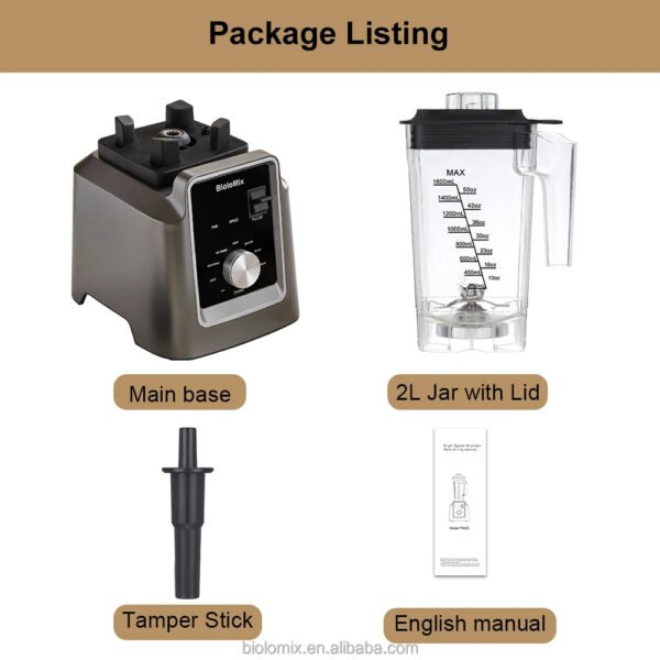 Biolomix Timing Blender-T500 - Image 4