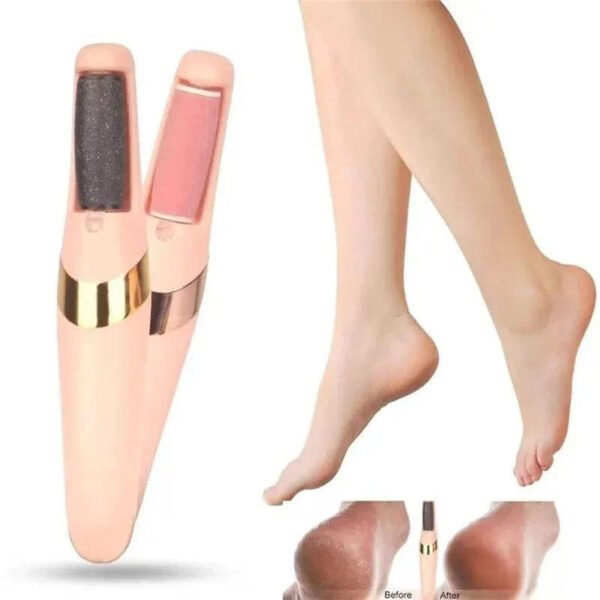 Electric Foot Callus Remover Kit – Rechargeable Pedicure Tool with 2 Rollers & Foot Care Accessories - Image 6