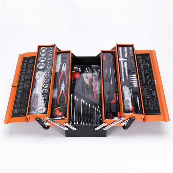 Boscos 168-Piece Tools Box – Complete Mechanics Tool Set for Home, Auto Repair & DIY Projects - Image 4