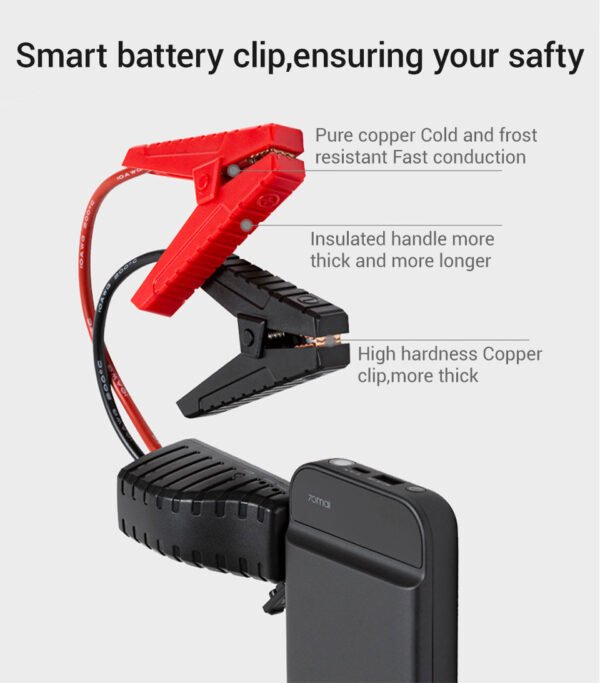 70mai Portable Jump Starter – Fast Charging & High-Capacity Battery - Image 2